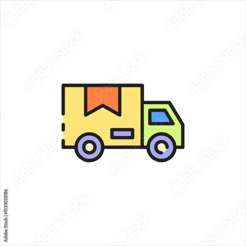 truck icon vector illustration