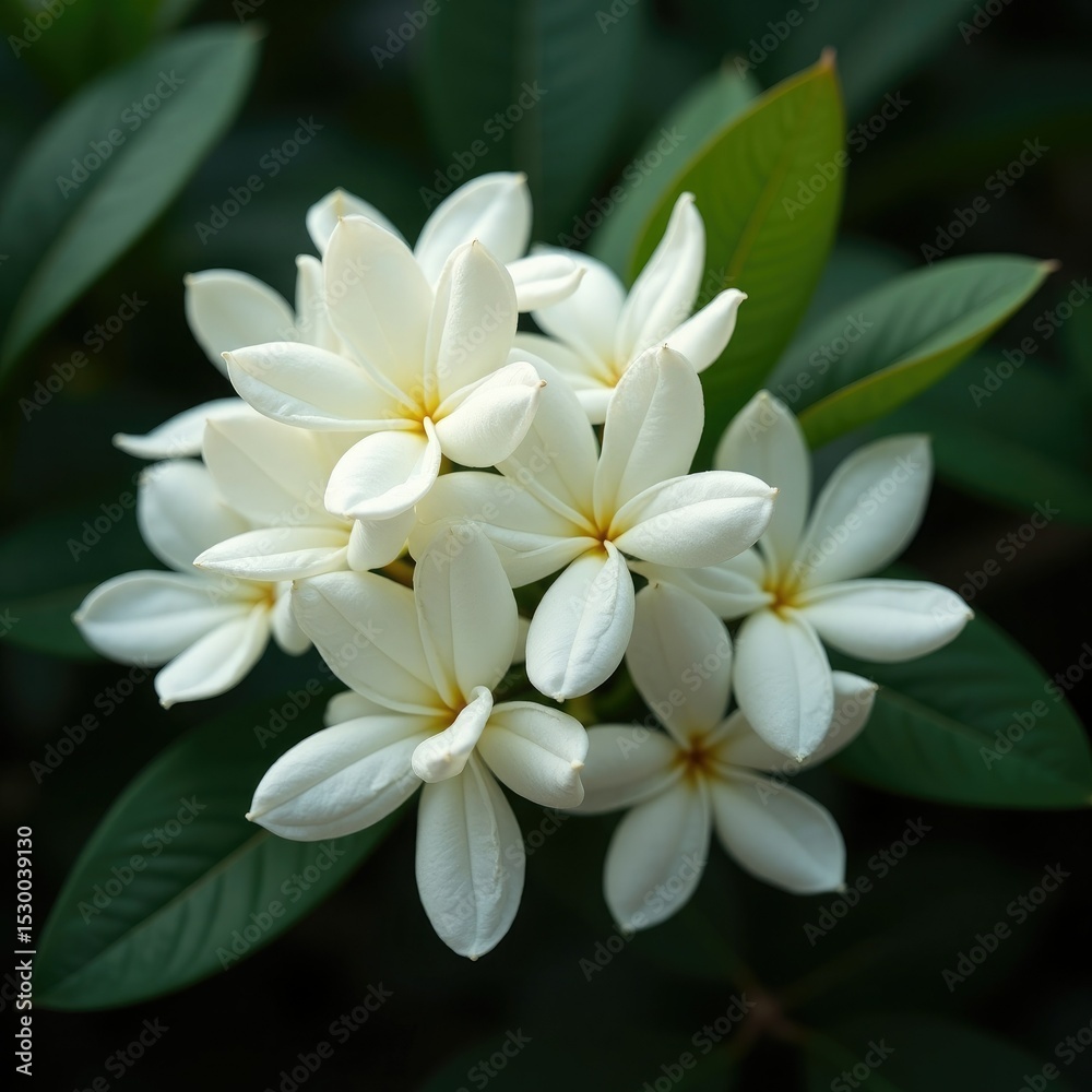 Fototapeta premium white plumeria flower