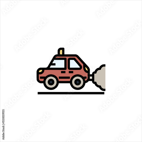 vector cartoon car