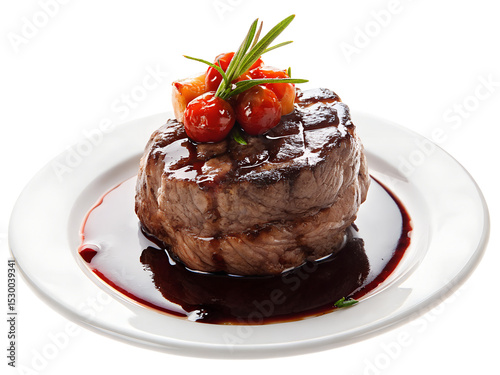 PNG Steak plate food meat.