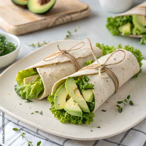 Healthy Avocado Chicken Wrap Recipe