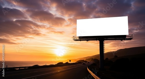 Billboard at Sunset by Pacific Coast Highway