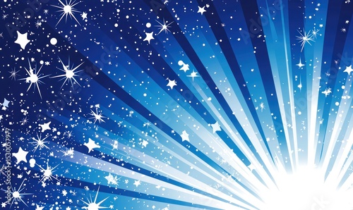 Night Sky Radiance Background
