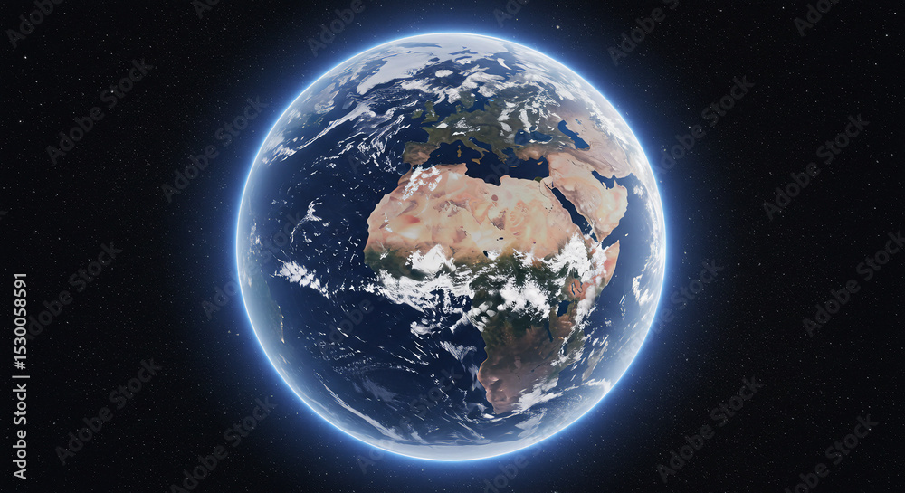 Fototapeta premium planet earth in space