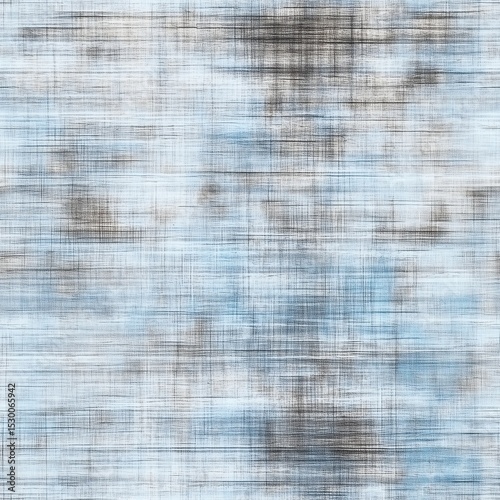 A seamless, and tileable texture resembling a distressed textile or canvas with horizontal brushstrokes in white, light blue, and subtle brown black, creating a weathered and artistic backdrop.