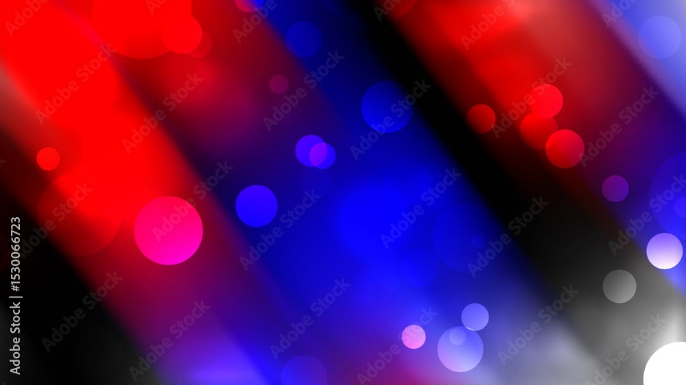 Memorial day background with red and blue bokeh, perfect for patriotic designs and commemorative content in print or digital media