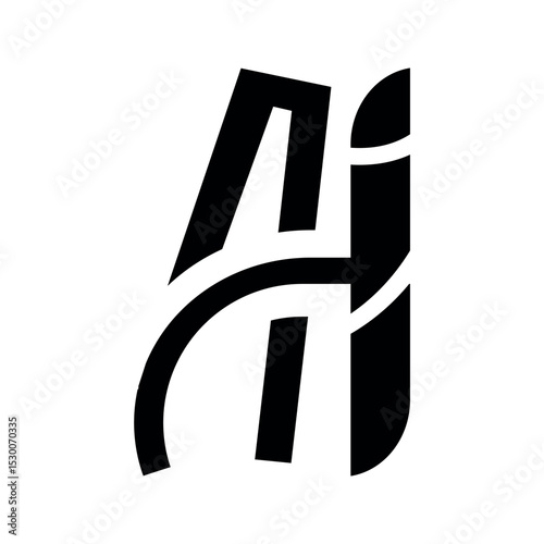 ai letter logo.	