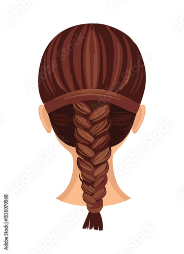 Updo Hairstyle with Braided Accent