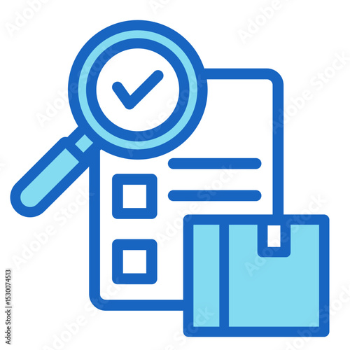 Quality Control  Icon Element For Design	