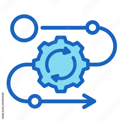 Process Alignment  Icon Element For Design	