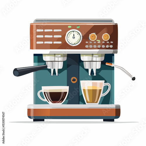 Espresso and Cappuccino Machine Brewing Perfection at Home