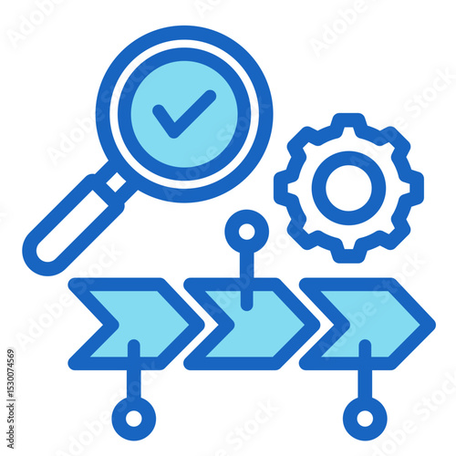 Root Cause Analysis  Icon Element For Design	