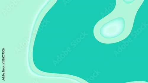 Smooth and flowing abstract background with teal and white hues, creating a soft, organic motion effect with depth and elegance

