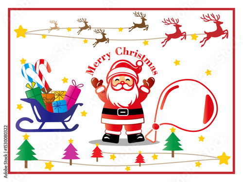 クリスマス■サンタクロースのクリスマスカード