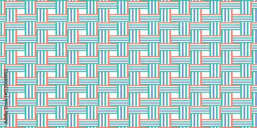 High contrast red and green checks