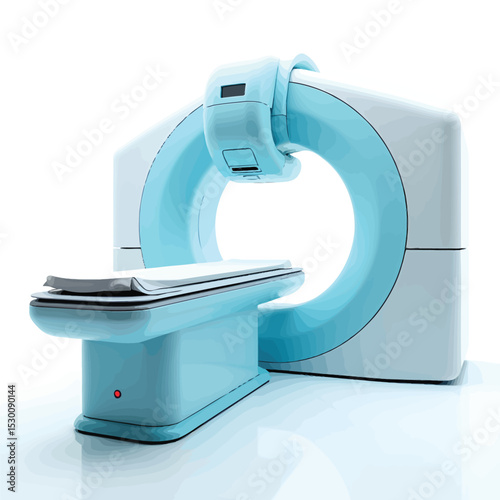 Medical ct scanner machine for diagnostic imaging and healthcare technology equipment in hospital room