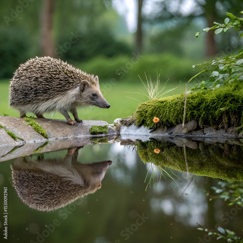hedgehog in the forest