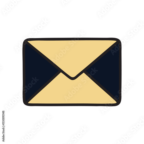 Free Download Email Icon: A simple yet captivating illustration of an email, symbolizing communication, message delivery, and digital correspondence. - GFXLoad