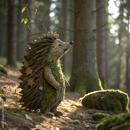 dragon in the woods