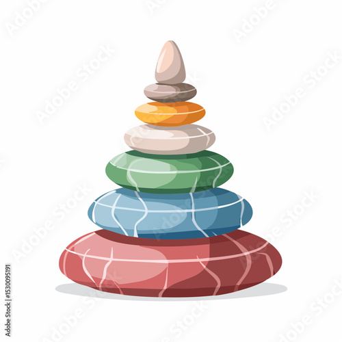 Colorful Stacking Stones A Fun and Educational Toy for Kids