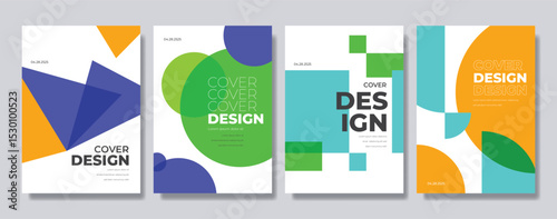 business flyer abstract cover design