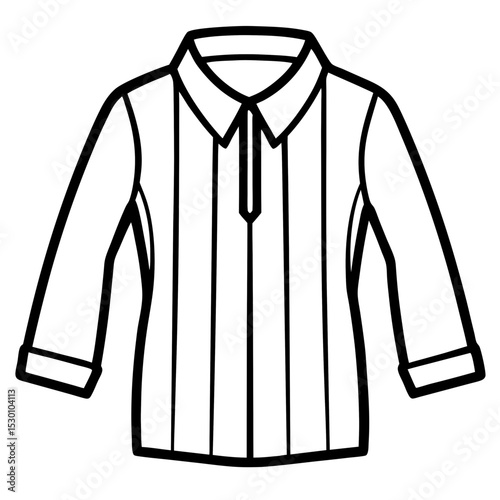Simple Shirt Vector on White Background