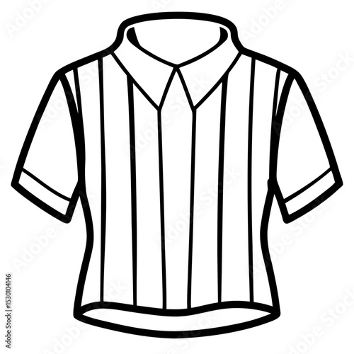 Simple Shirt Vector on White Background