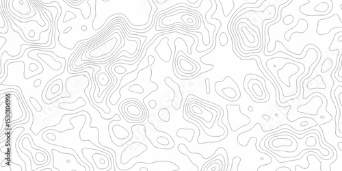 Abstract minimal The patter discovery vector topo map creative discovery White wave grid stripe line map topography. vector geographic contour mounted map background.	