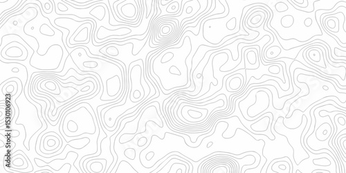 Abstract minimal The patter discovery vector topo map creative discovery White wave grid stripe line map topography. vector geographic contour mounted map background.	