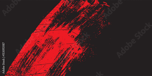 Black and red abstract grunge background with halftone style modern grunge.modern art