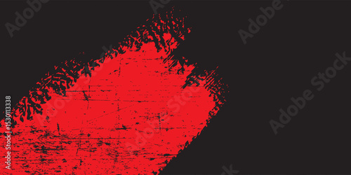 Black and red abstract grunge background with halftone style modern grunge.modern art