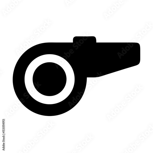 Clean and Modern Soccer Themed Icons Featuring a Whistle and Other Elements for Sports Design