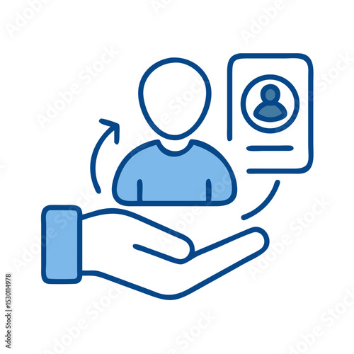 Beneficiary Receiving Support During Consultation in a Professional Setting