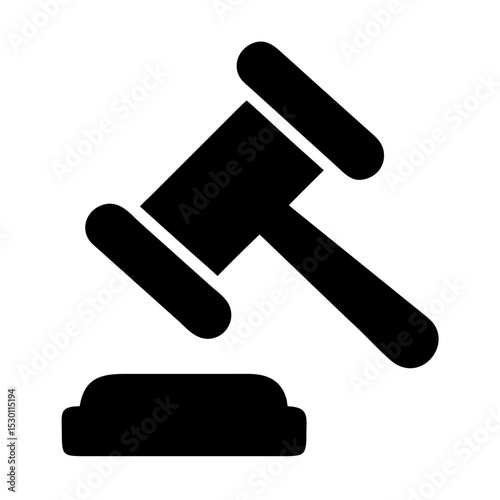 Legal Gavel Used to Signify Penalty Decisions in Courtroom Settings