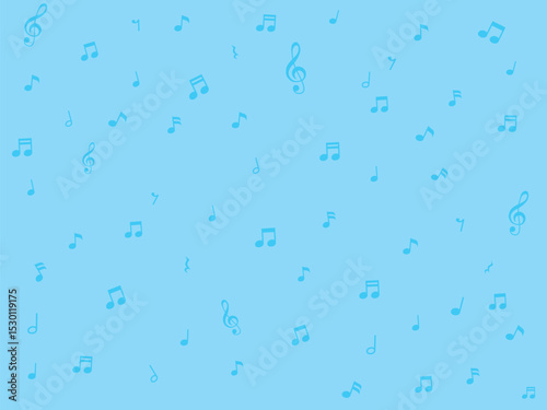 音符と音楽記号の壁紙
