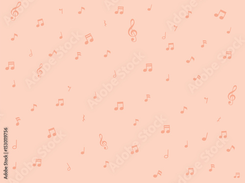 音符と音楽記号の壁紙
