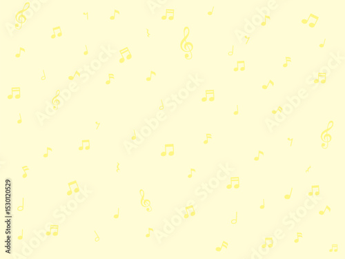 音符と音楽記号の壁紙
