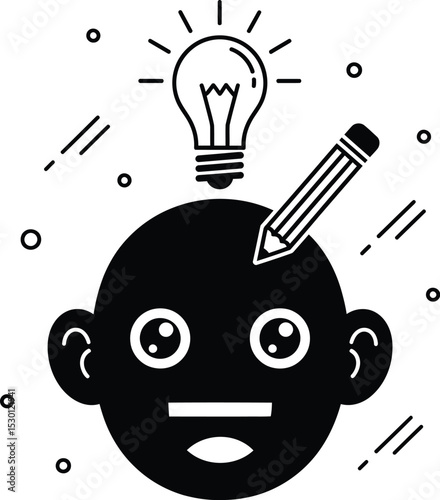 Strategy & Idea Generation Vector Icons - Creative Thinking & Business Finance Symbols
