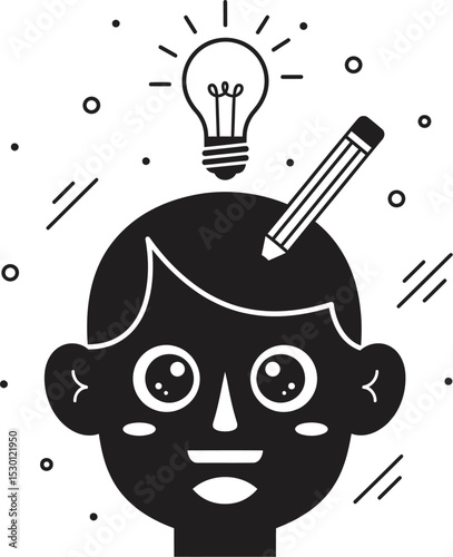 Strategy & Idea Generation Vector Icons - Creative Thinking & Business Finance Symbols