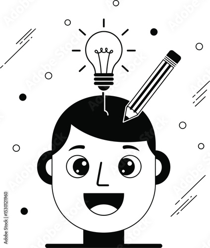 Strategy & Idea Generation Vector Icons - Creative Thinking & Business Finance Symbols