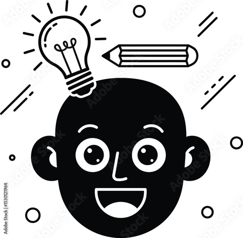 Strategy & Idea Generation Vector Icons - Creative Thinking & Business Finance Symbols