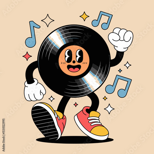 Musical Vinyl Record