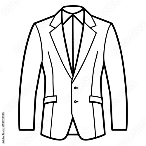 Minimal Suit Vector on White