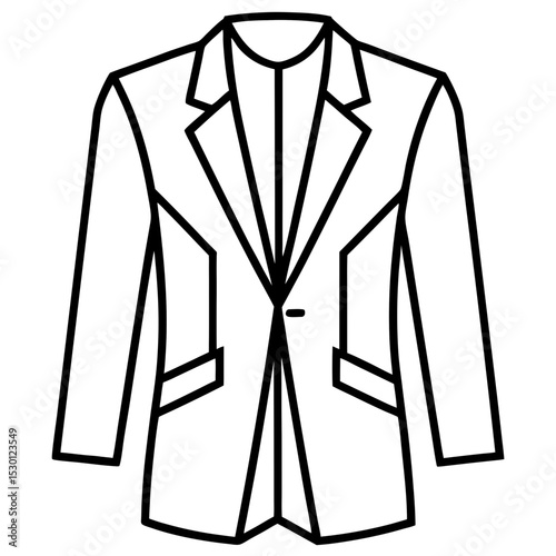 Minimal Suit Vector on White