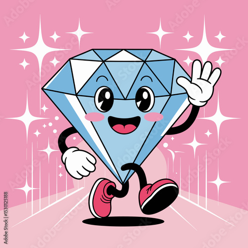 Sparkling Diamond Character