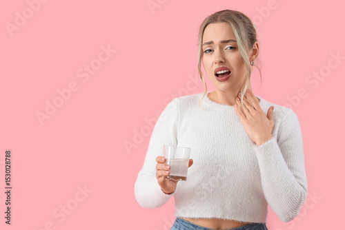 Ill young woman with dissol...