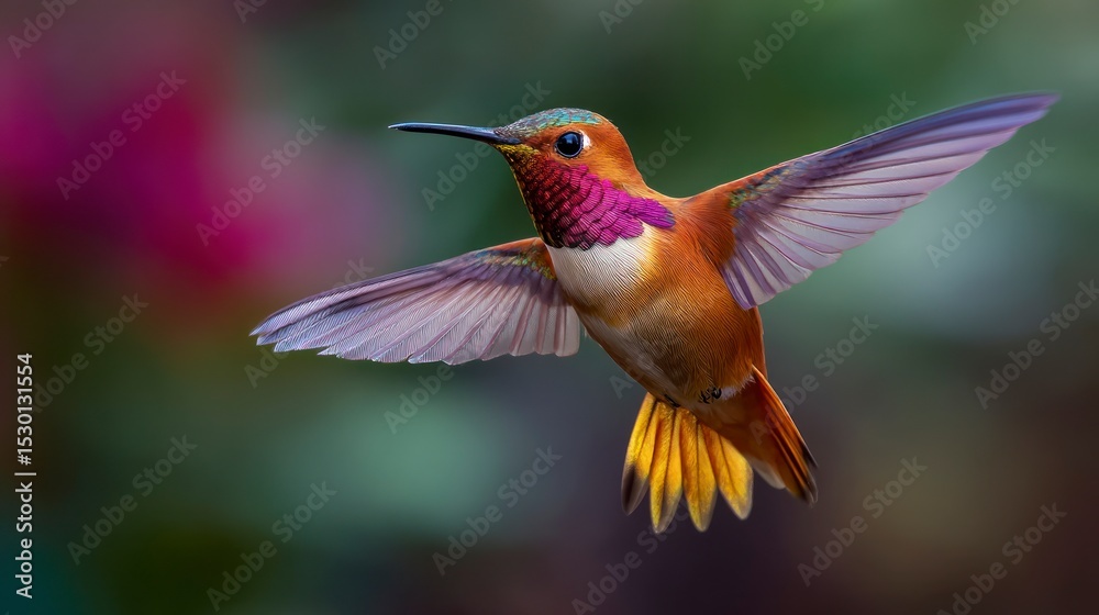 Fototapeta premium Hummingbird in flight