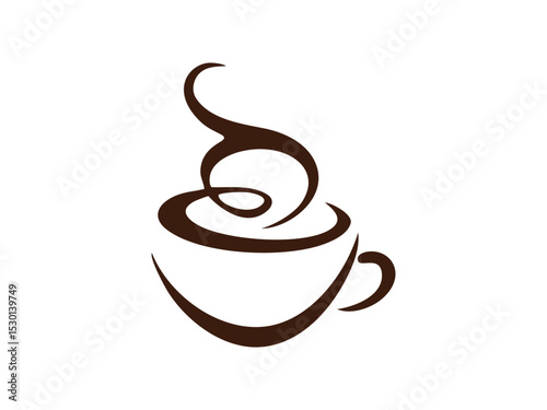 Vector Coffee Cup Icon Template