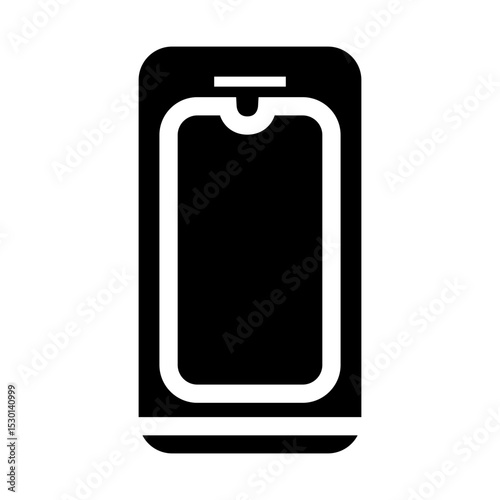 cellphone glyph icon vector