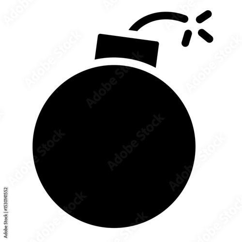 bomb vector icon